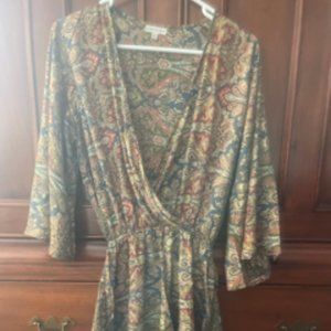 Bohemian Silk Romper